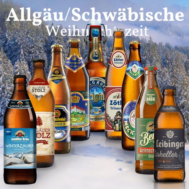 Bierpaket Allgäu- Schwäbische Weihnachtszeit
