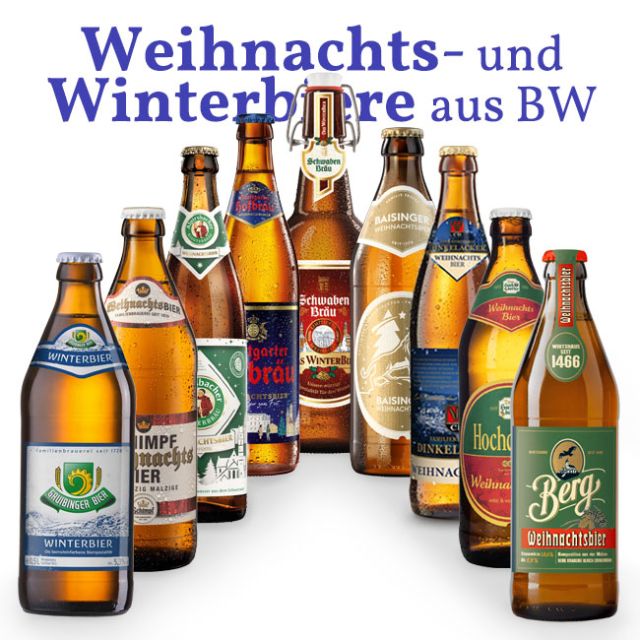Weihnachts- und Winterbiere aus Baden-Württemberg