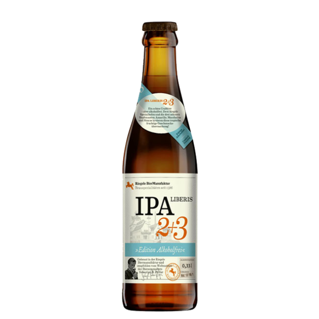 Riegele alkoholfreies IPA Liberis 2+3