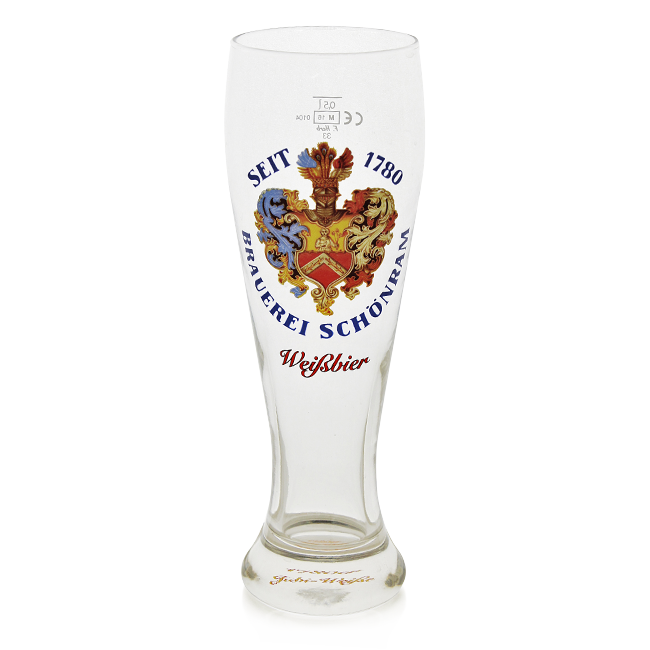 Schönramer Weißbierglas Hohenburg (0,5 ltr) - 6 Stück