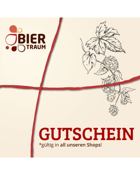 Biertraum Guschein 5,- Euro