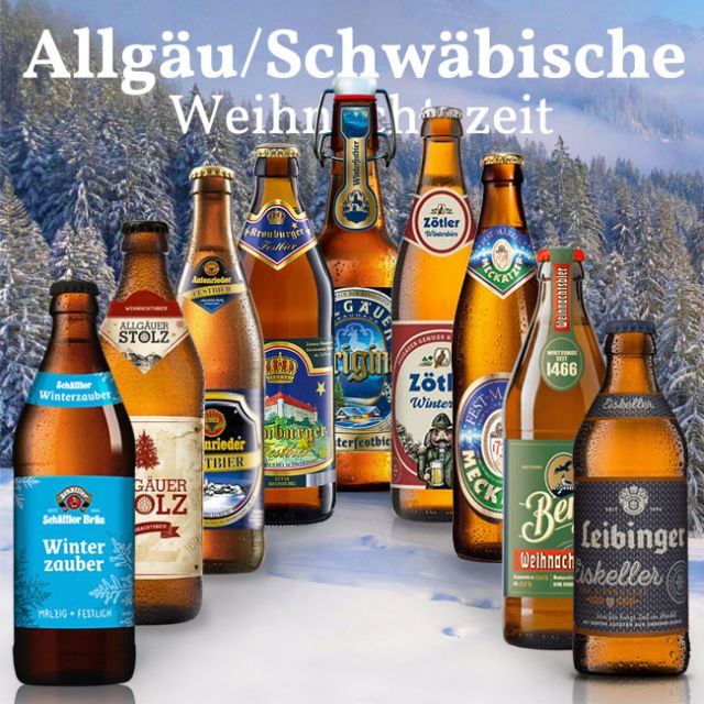 Bierpaket Allgäu- Schwäbische Weihnachtszeit