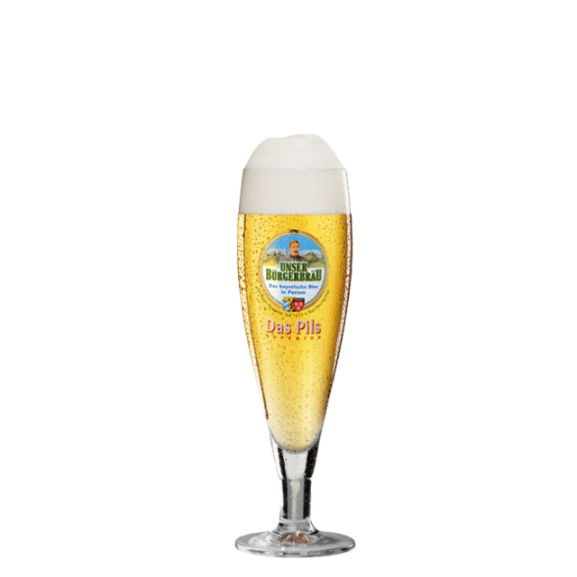 UNSER BÜRGERBRÄU Pilsglas 0,2 ltr.